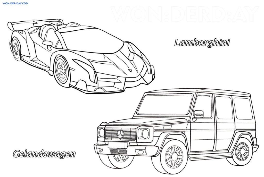 Lamborghini y Gelandewagen