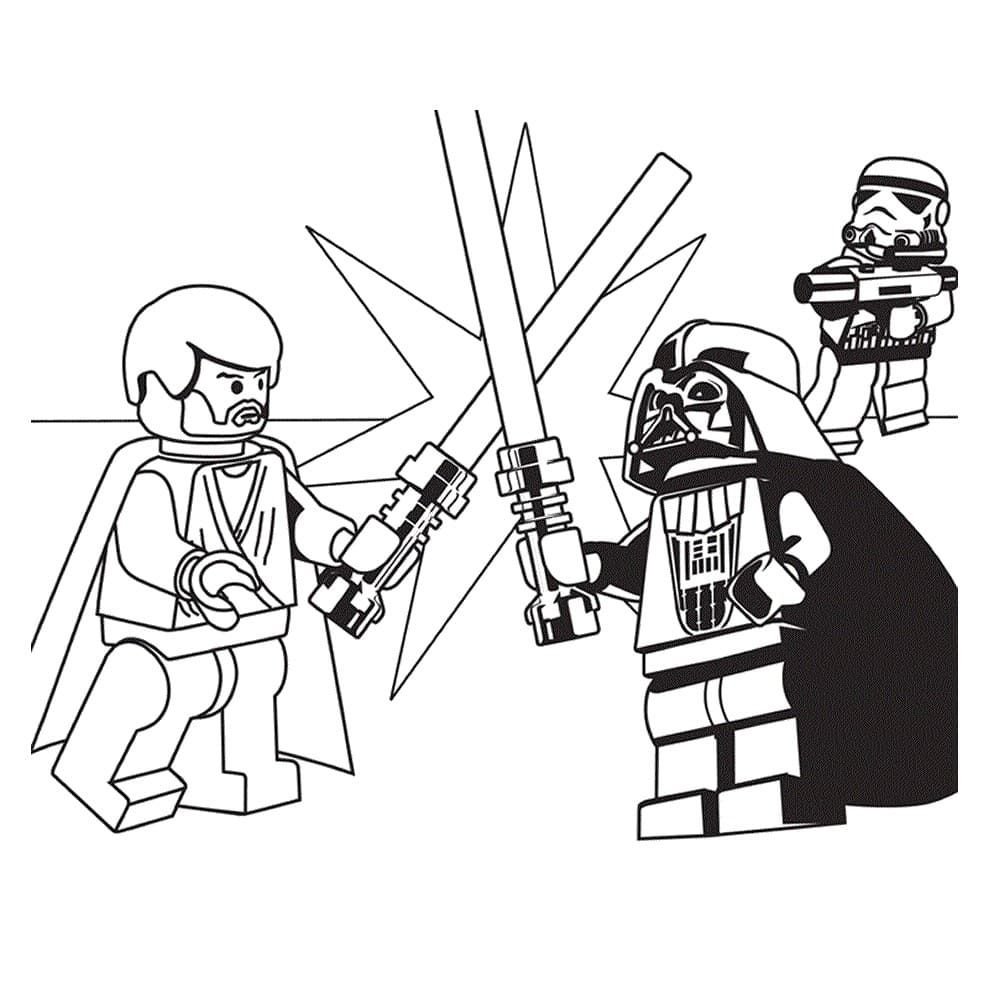 Obi-Wan Kenobi y Darth Vader