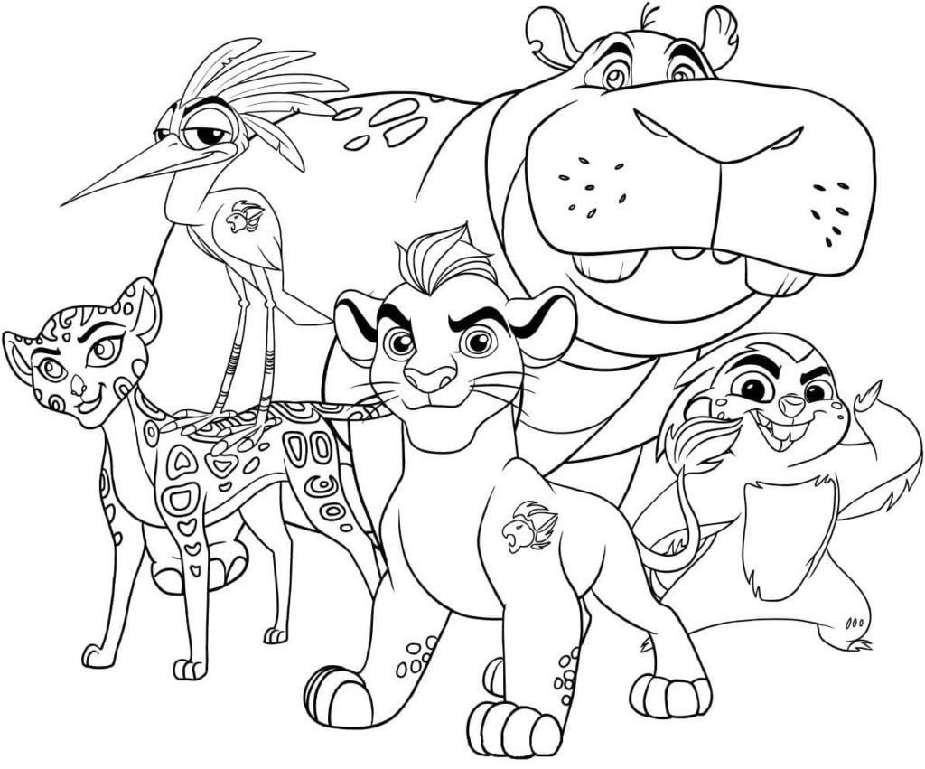 Personajes del león guardián