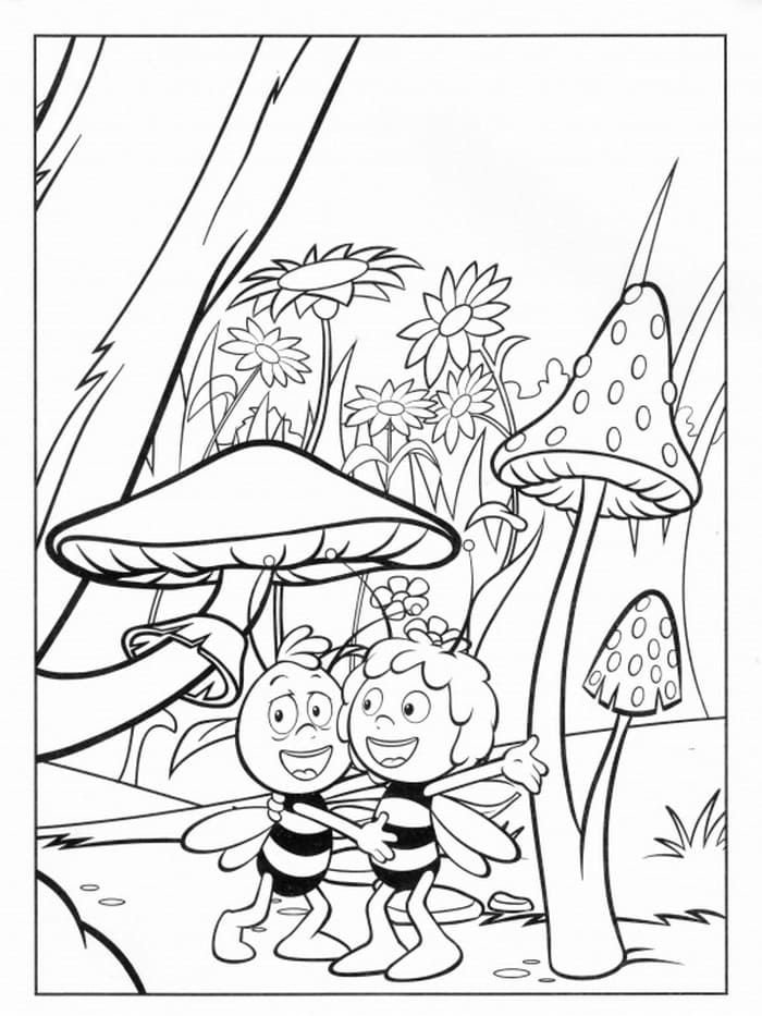 Maya y Willy encontraron hongos