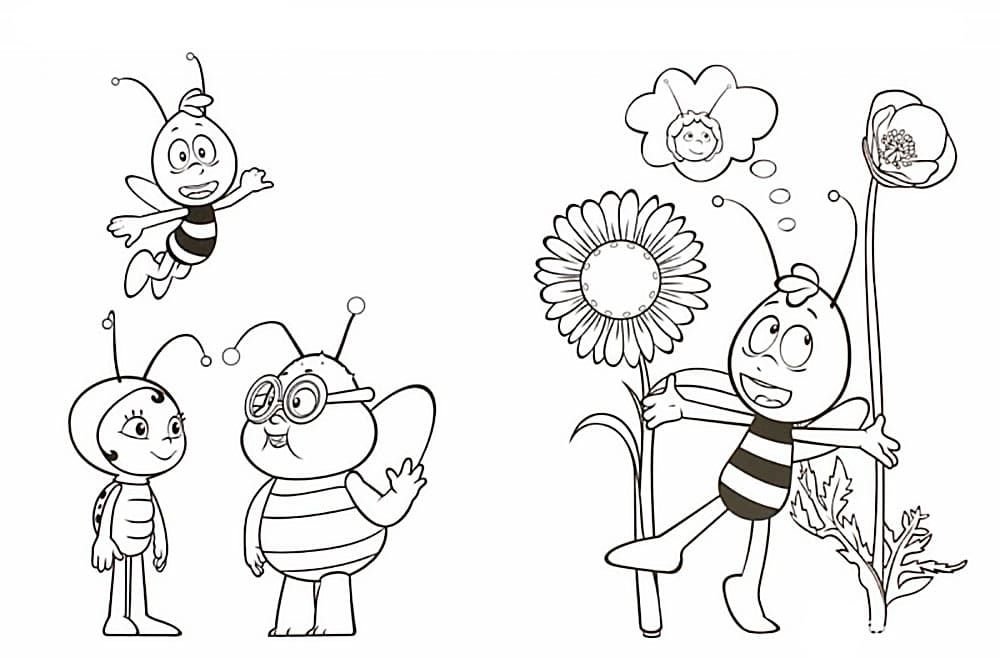Amigos de la abeja Maya