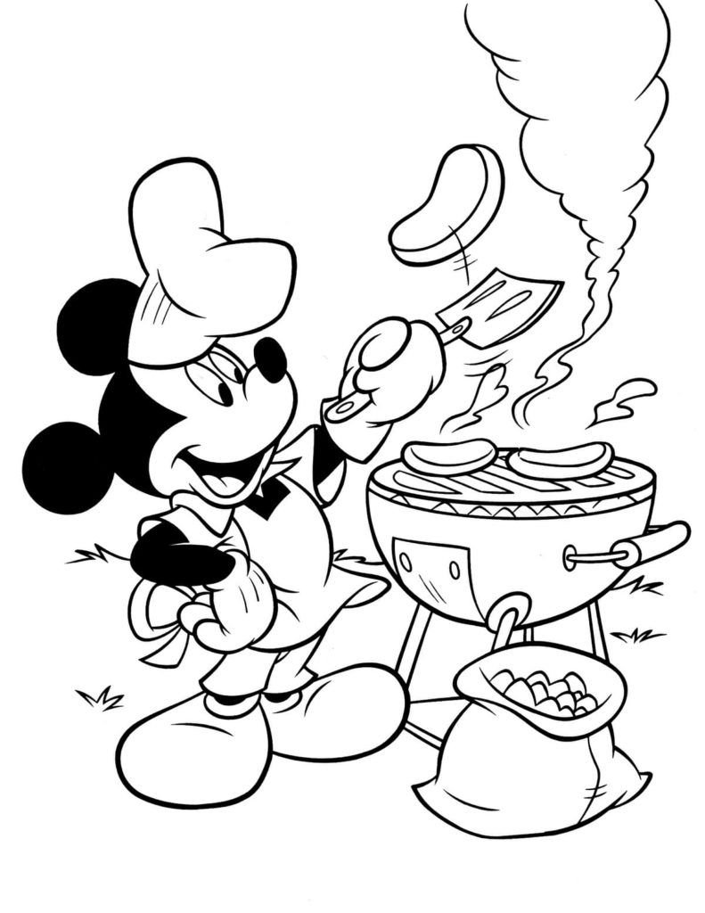 Barbacoa de Mickey Mouse