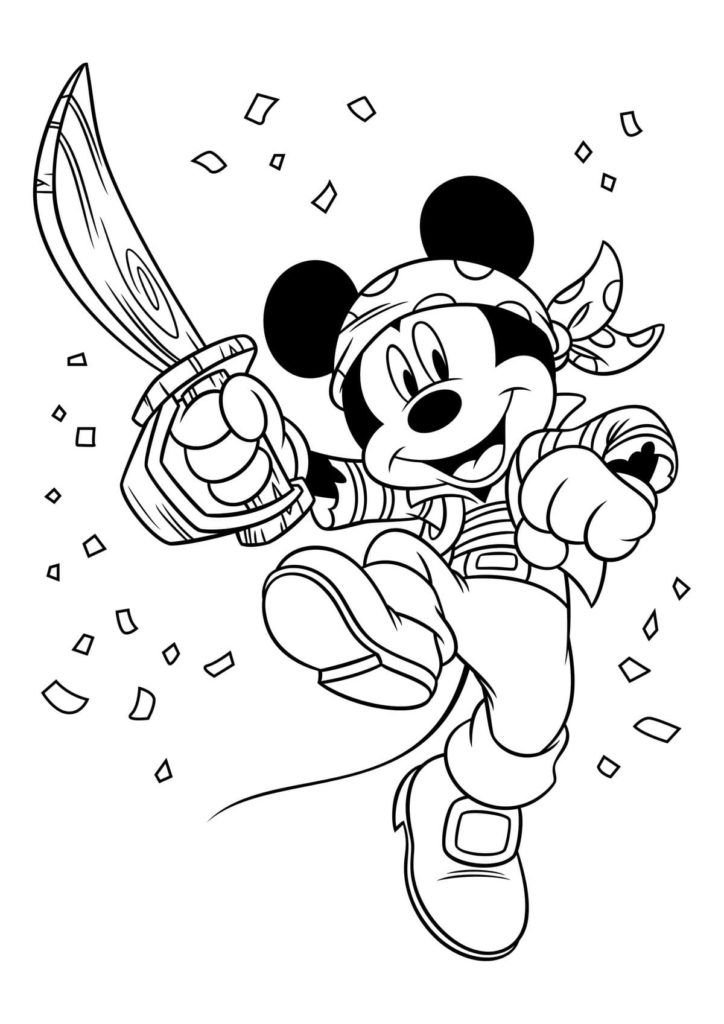 Pirata de Mickey Mouse