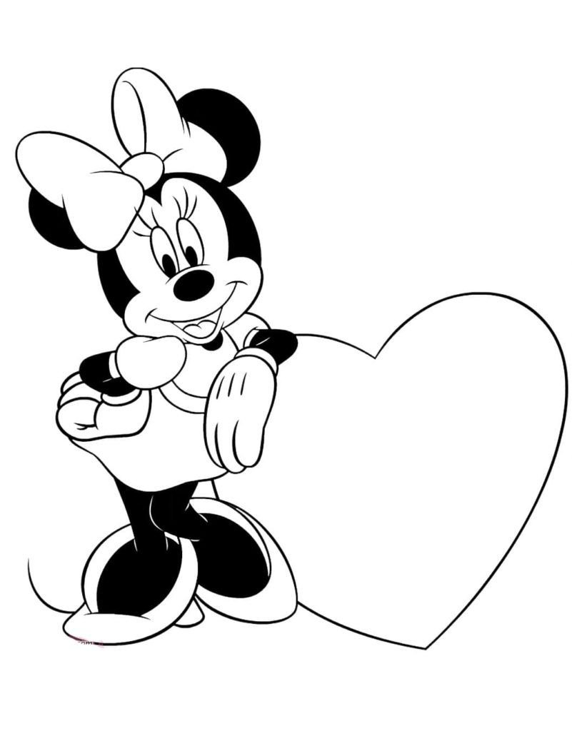 Minnie con corazón