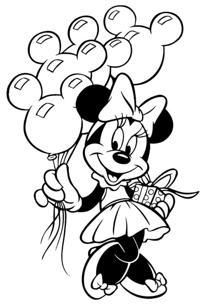 Minnie Mouse se apresura al cumpleaños de Mickey