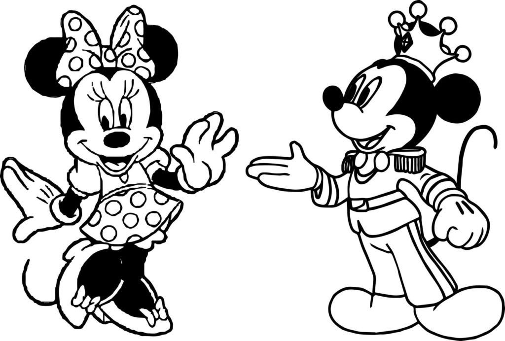 Mickey invita a su novia a bailar