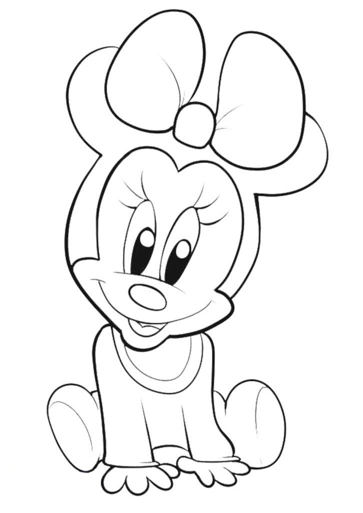 Minnie Mouse de niña