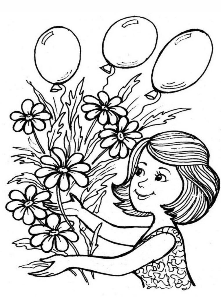 MamÃ¡ con flores y globos