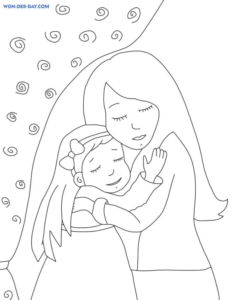 MamÃ¡ abraza a su hija