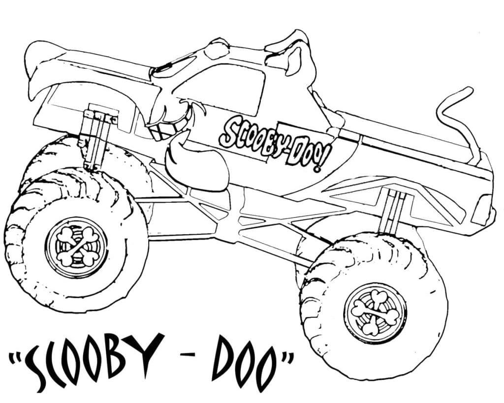 Camión monstruo scooby-doo