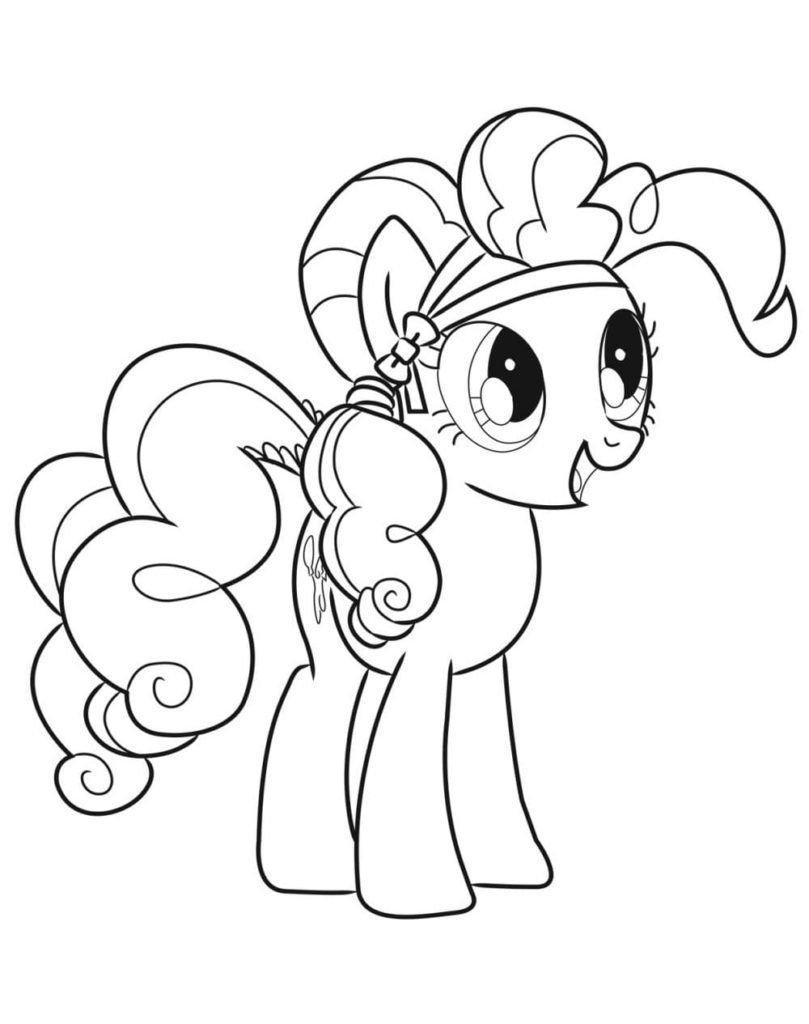 Dibujo de Pinkie Pie Pony para colorear