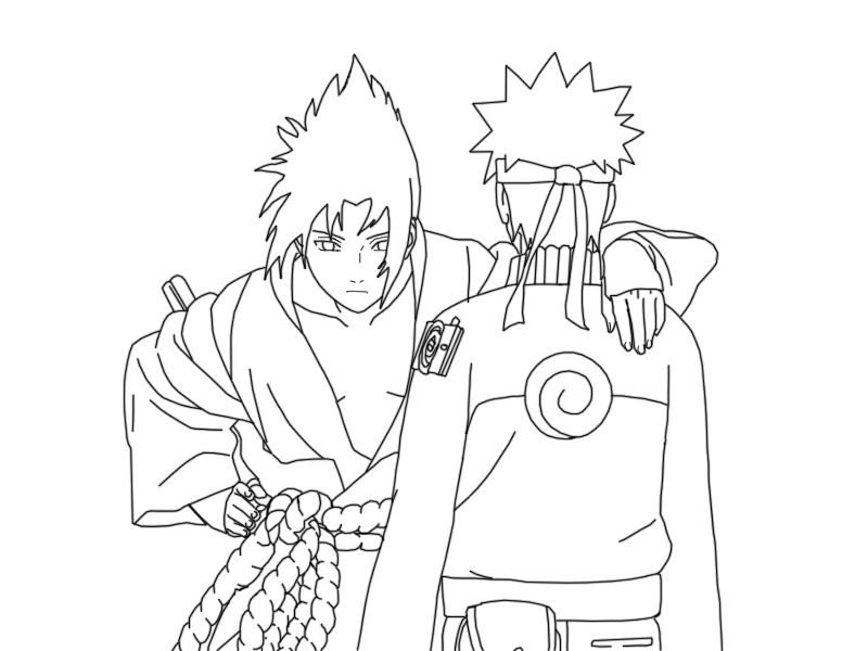 Sasuke y Naruto
