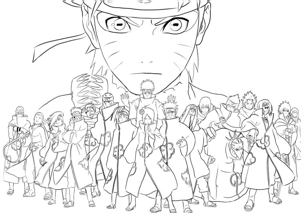 Todos los personajes de Naruto