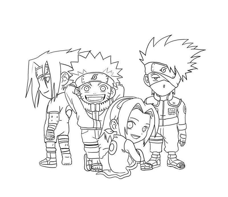 Personajes chibi de Naruto