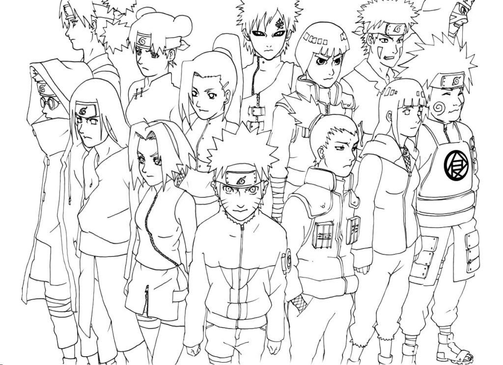 Naruto y otros personajes