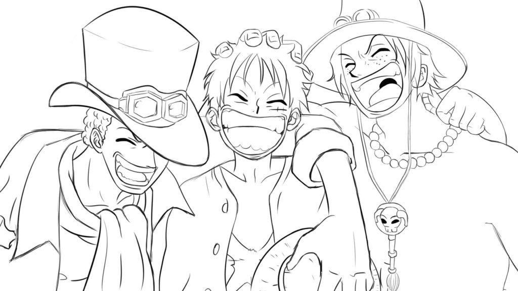 Luffy y sus hermanos