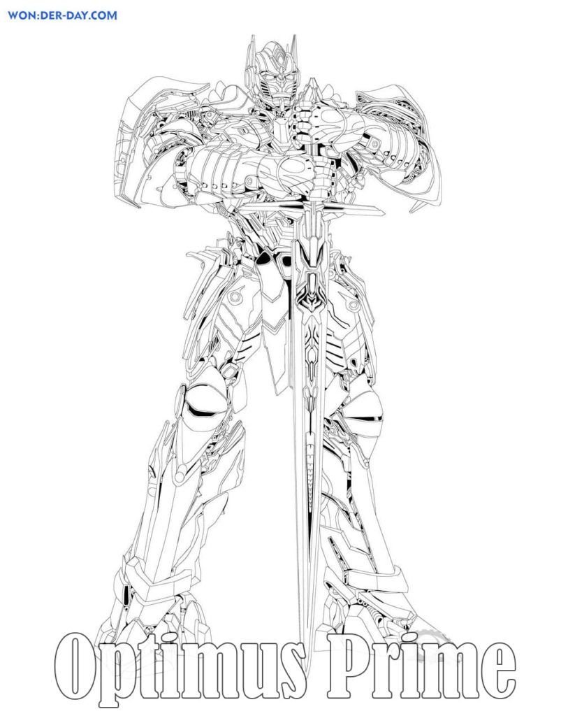 Optimus Prime con espada
