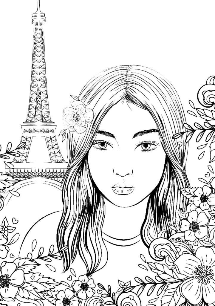 Chica en Paris