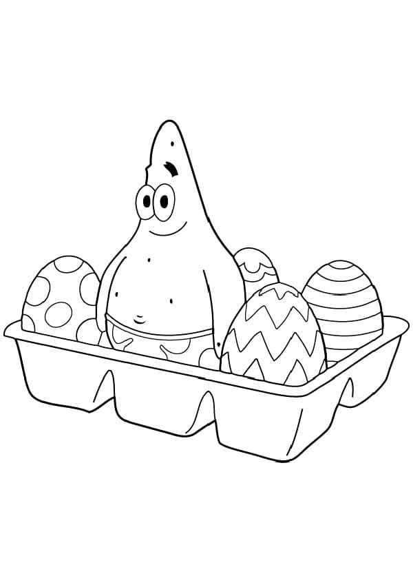 Patricio y huevos de Pascua