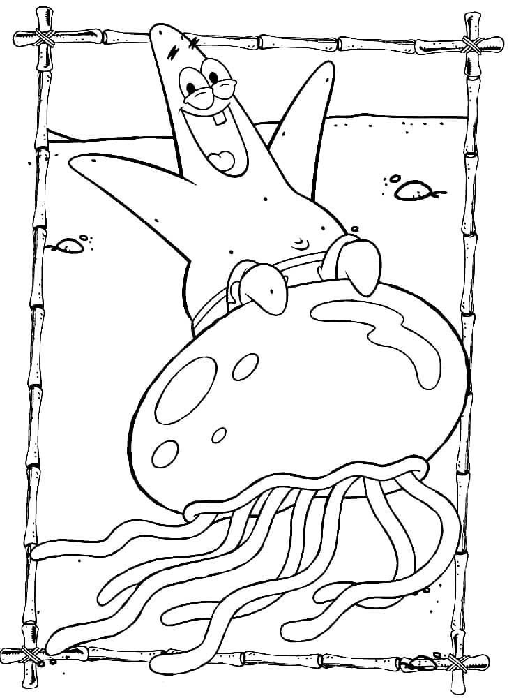 Patrick monta una medusa