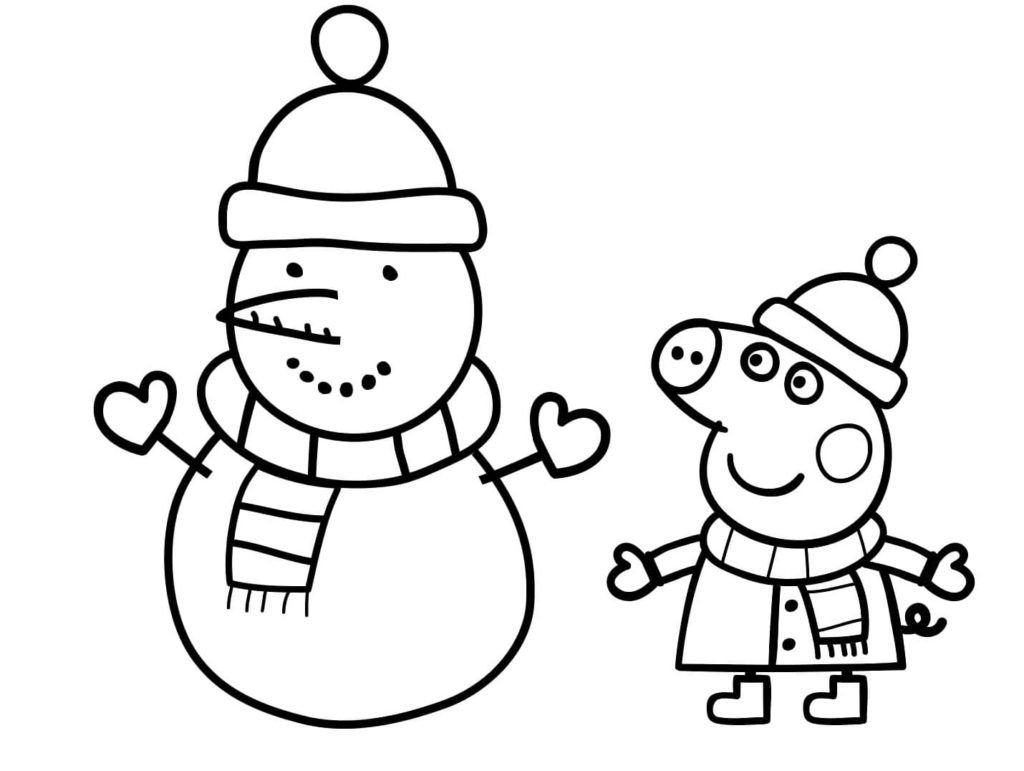 Peppa y el muñeco de nieve
