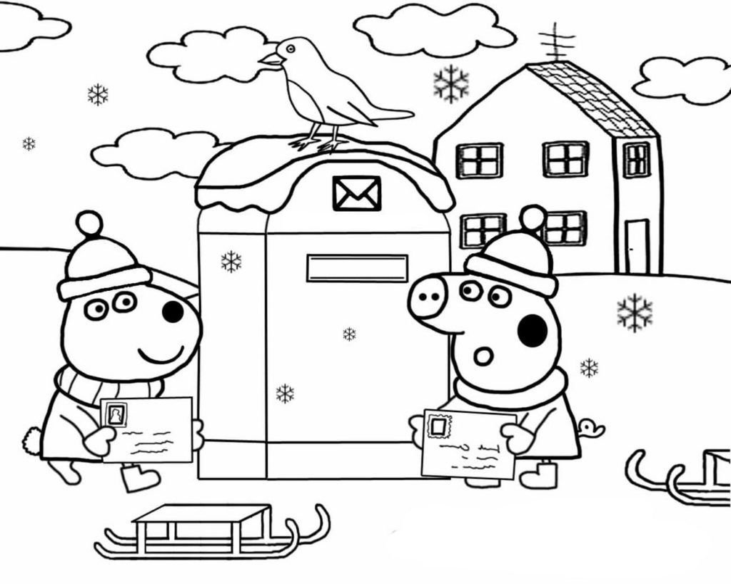 Peppa Pig envía una carta a Papá Noel