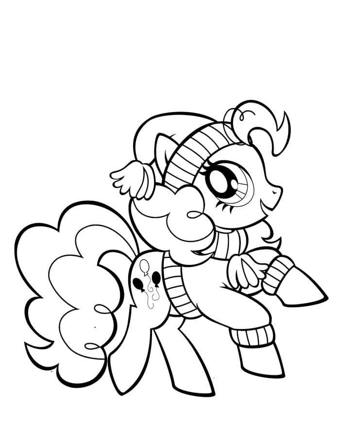 Pinkie Pie en ropa de invierno