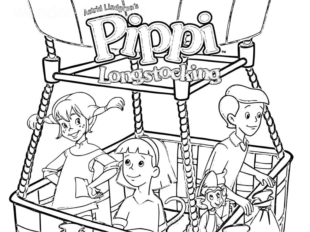 Pippi Calzaslargas y sus amigas