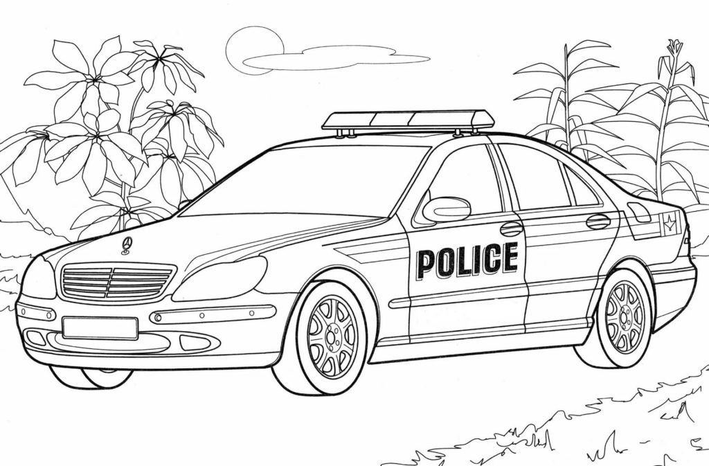 coche de policÃ­a mercedes