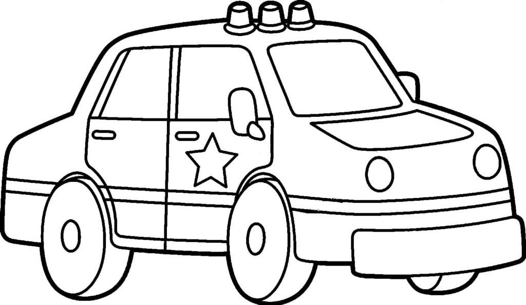 coche de policía para niños