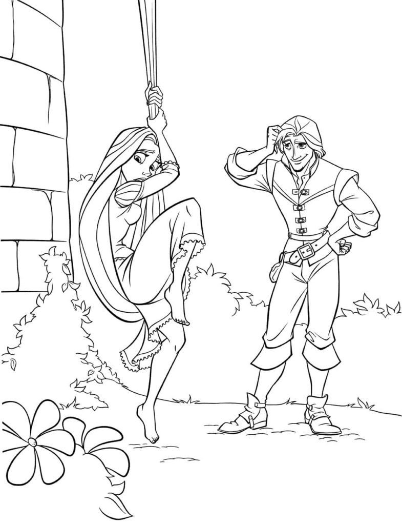 Rapunzel y Flynn