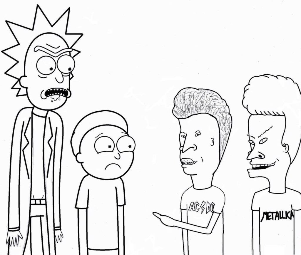 Rick, Morty y otros personajes