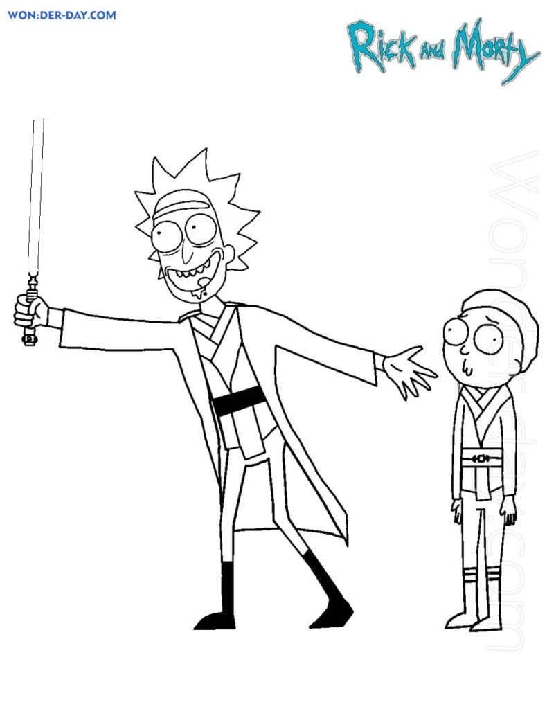 Rick y Morty Star Wars