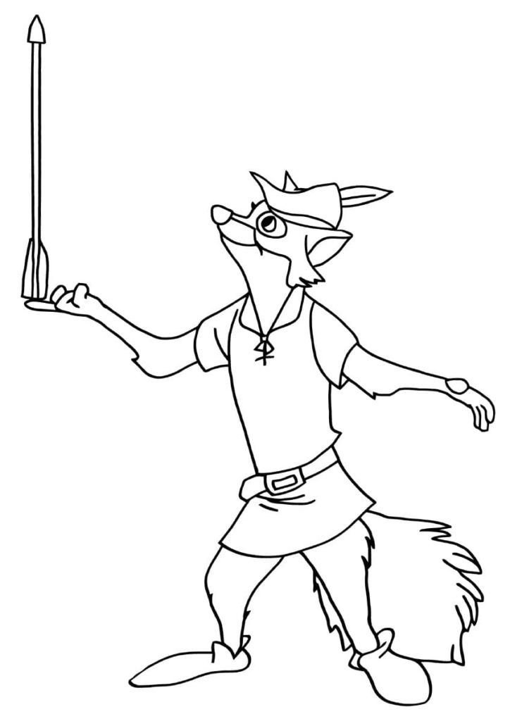 Robin Hood con una flecha