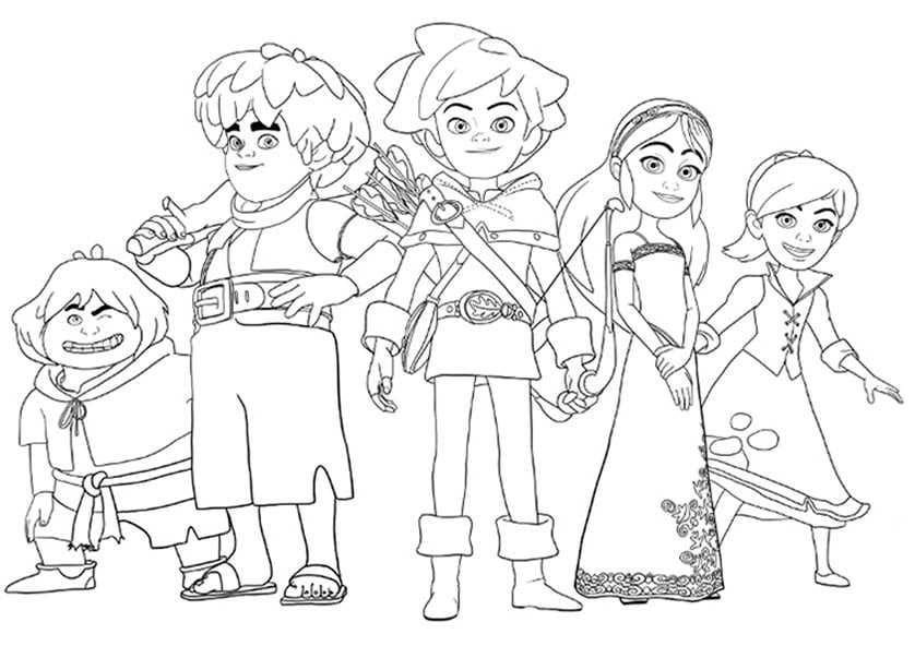 Robin Hood y sus amigos