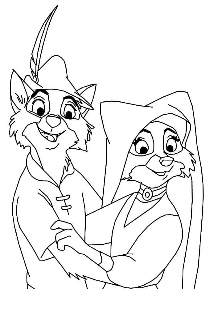 Robin Hood y Marian