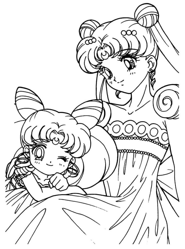 Chibi y Sailor Moon