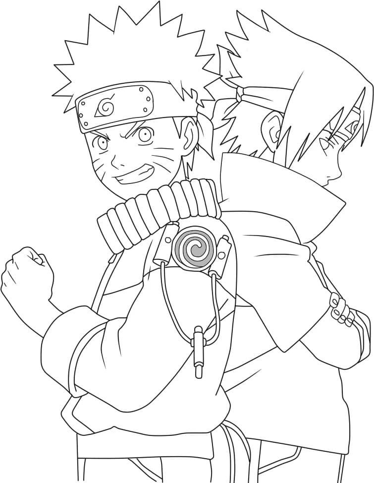 Los mejores amigos de Naruto y Sasuke