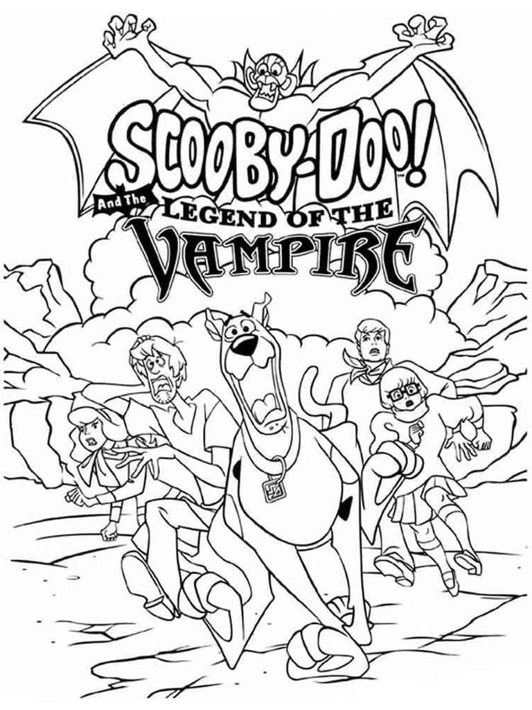 Scooby Doo huye de los vampiros