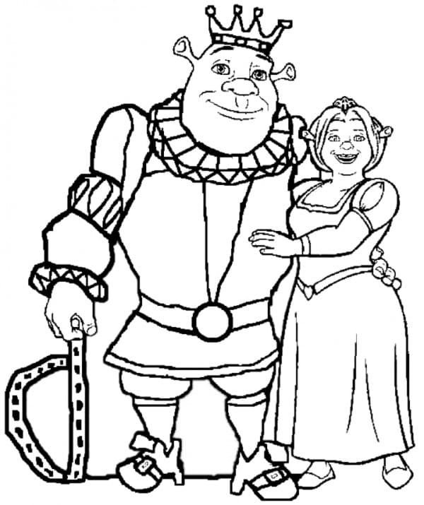 Príncipe Shrek y Fiona