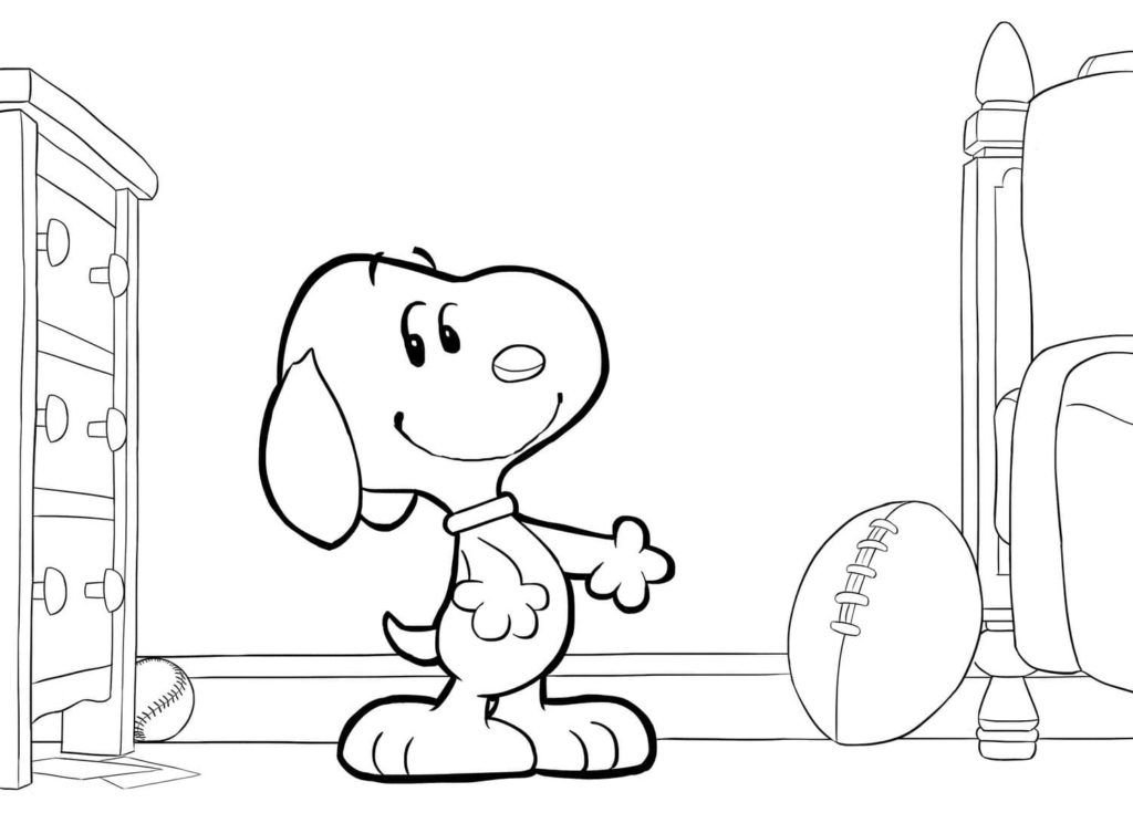 Snoopy quiere jugar