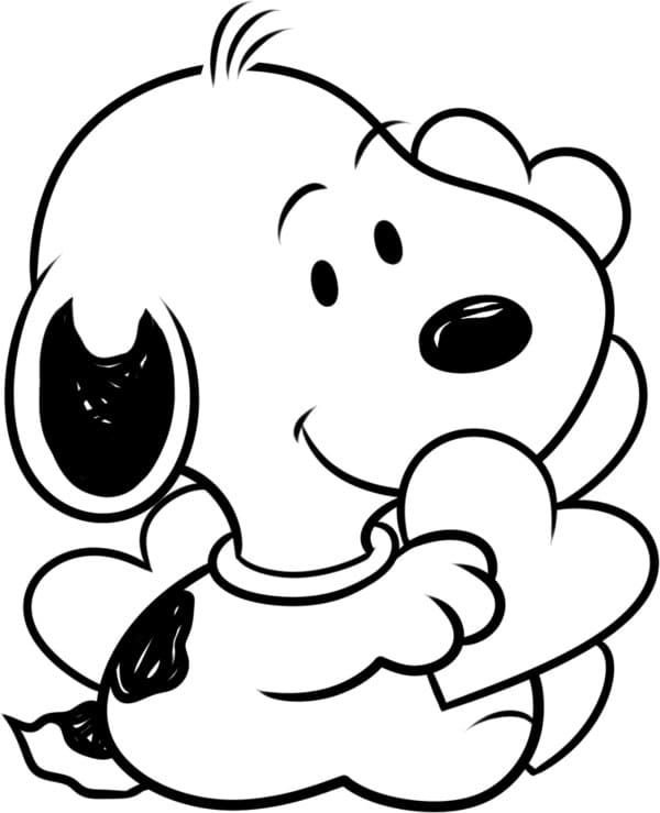 Snoopy con corazón