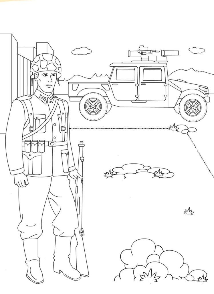 Soldado y maquina de guerra