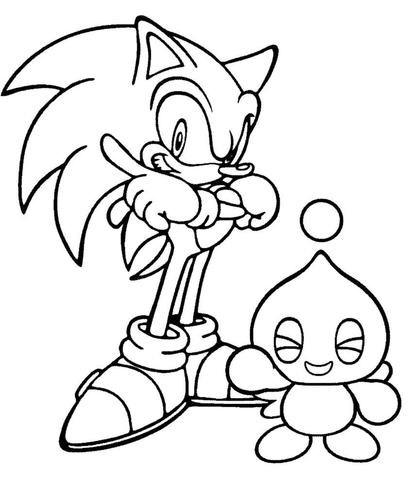 Chao Cheese y Sonic