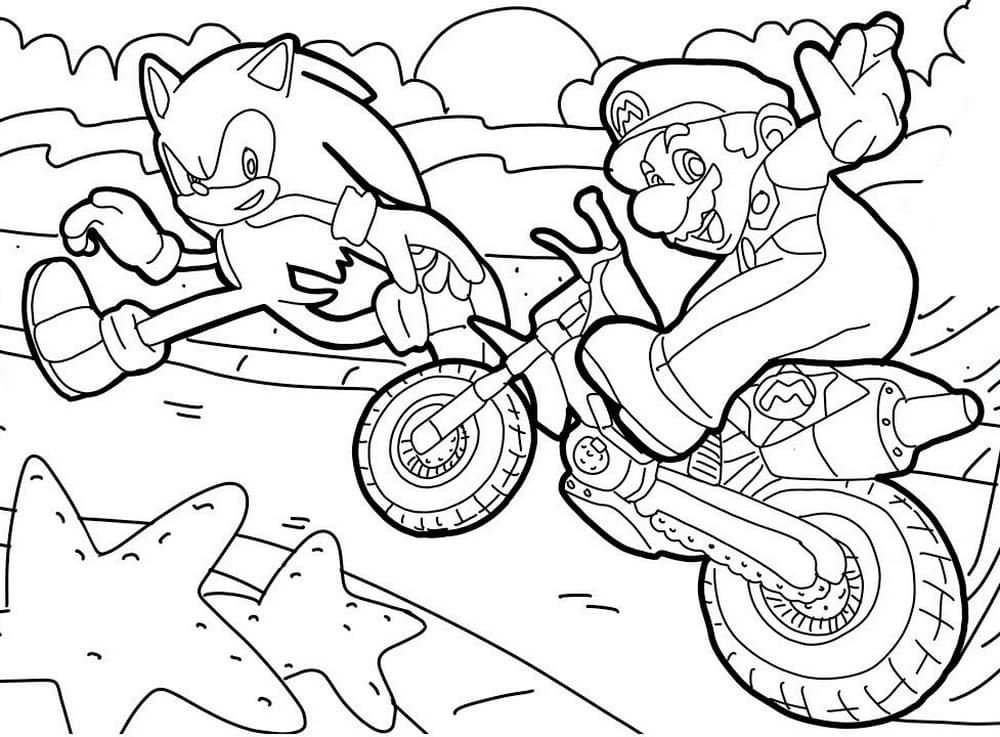 Mario y Sonic compiten