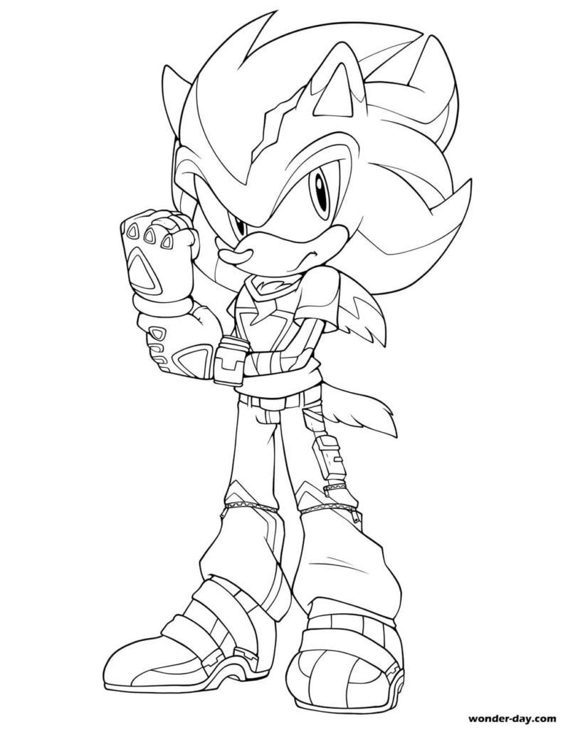 Sonic con Thanos Glove