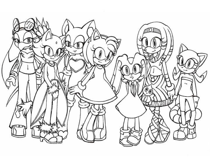 Sonic Video Game Girls