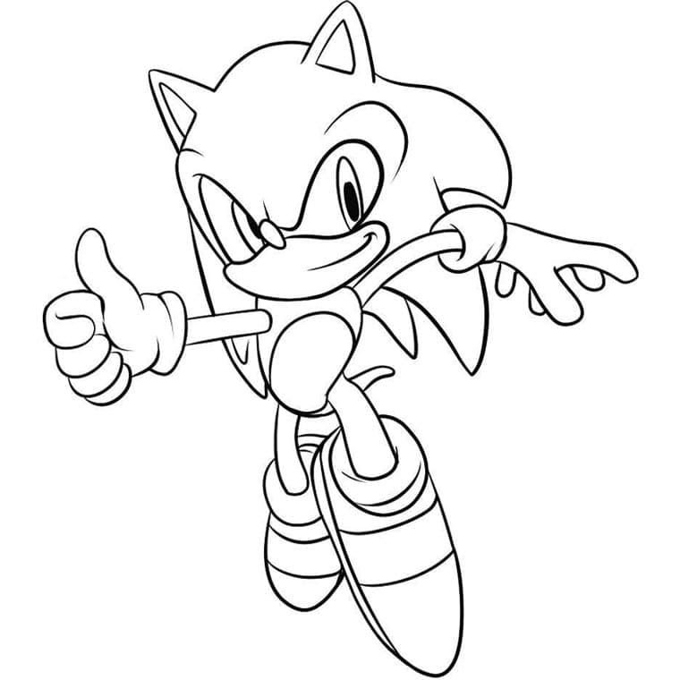 Sonic despega y sonríe, tiene todo bajo control