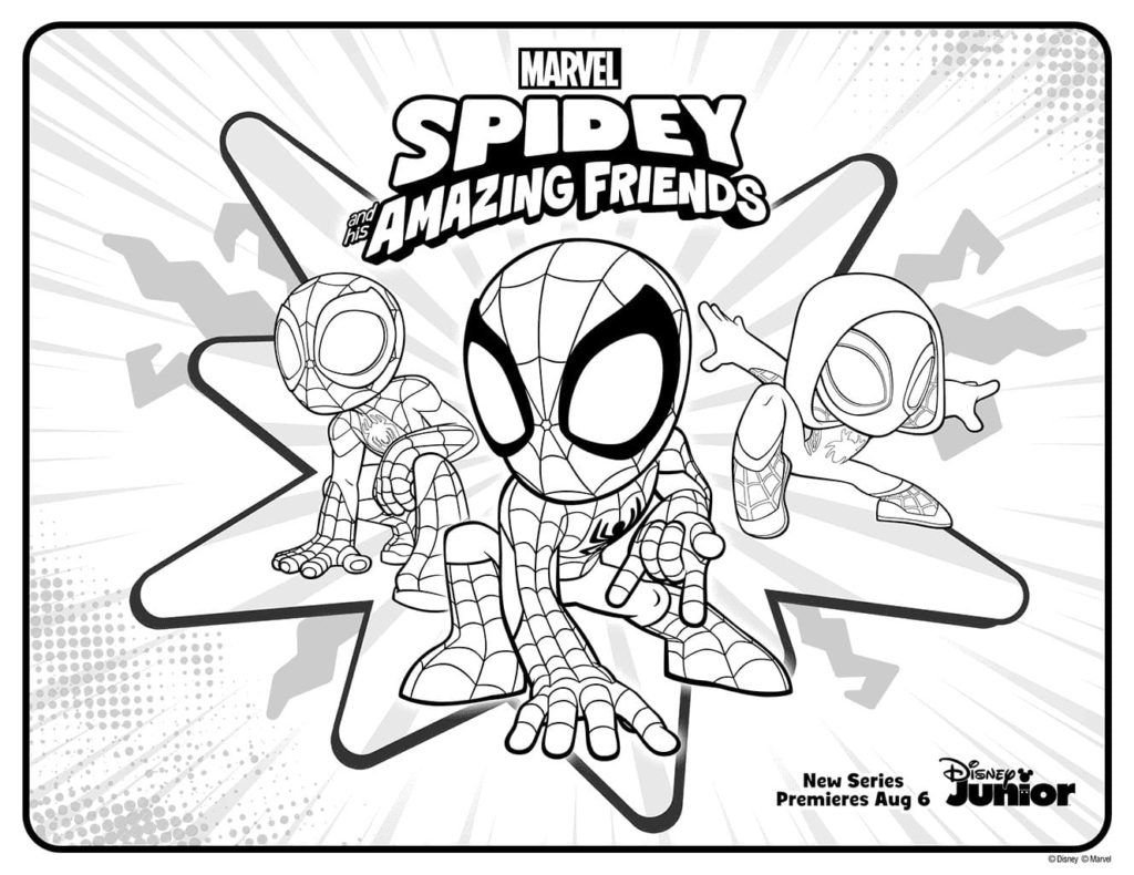 Spiderman y sus amigos de Marvel