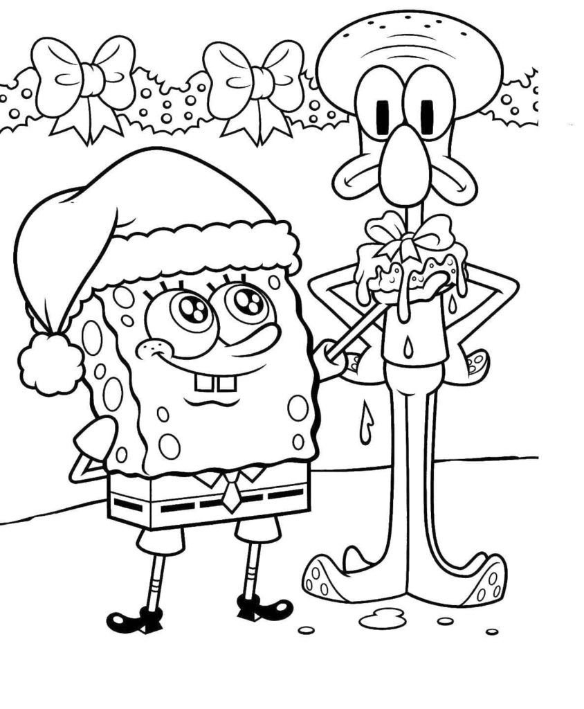 Bob Esponja y Patricio Navidad